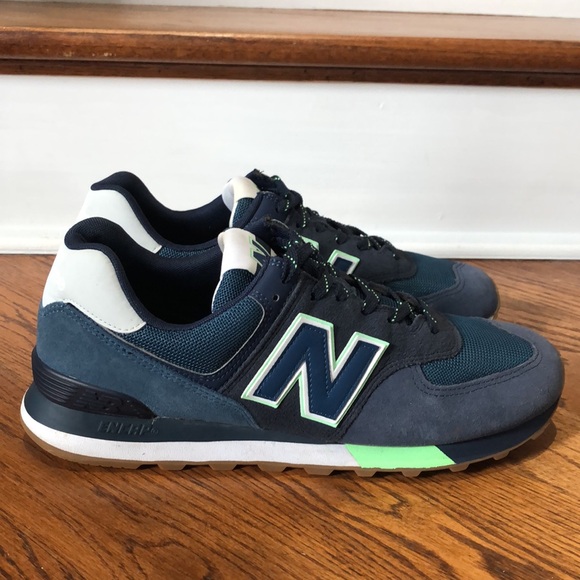 NEW BALANCE 574 'Natural Indigo' Men’s Size 11 in Preloved Condition! - Picture 3 of 9